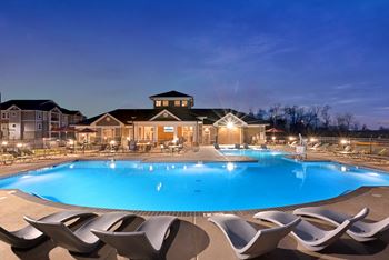 Resort Style Swimming Pool at Abberly Avera Apartment Homes by HHHunt, Manassas, VA